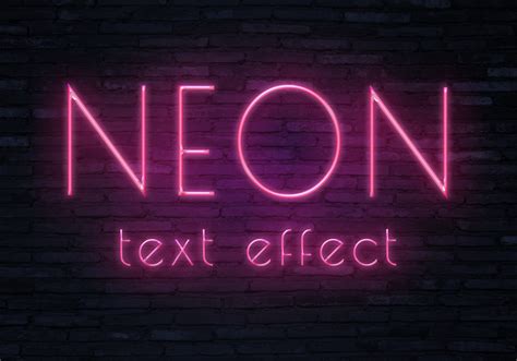 Neon text effect3 - Free Photoshop Brushes at Brusheezy!