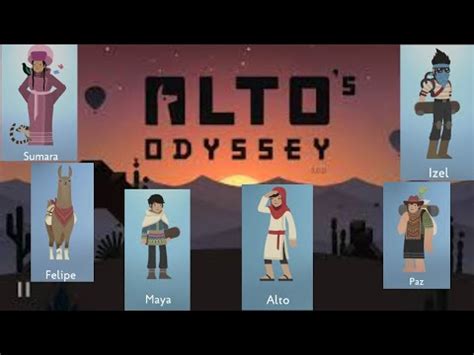 All CHARACTERS UNLOCKED Alto's Odyssey Android Gameplay - Walkthrough ...