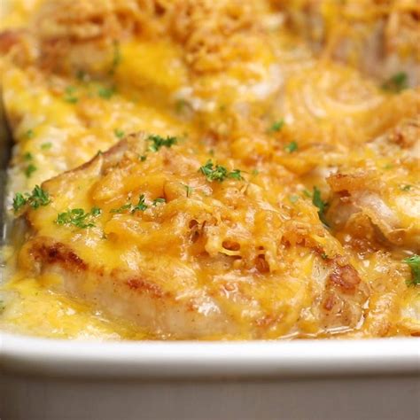 Cheesy Pork Chop Casserole | RECIPE ️: https://iamhomesteader.com/pork ...