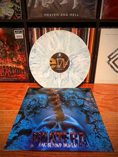 Pantera - Far Beyond Driven Limited Issue Blue and White Marble LP : r ...