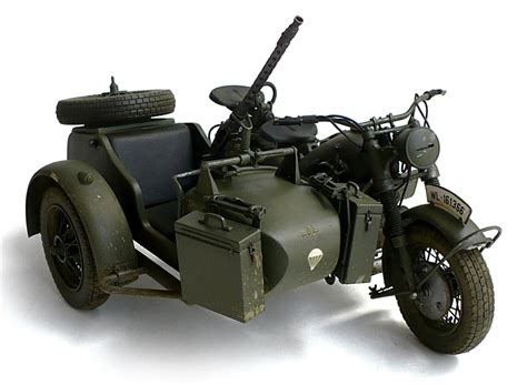 The Great Canadian Model Builders Web Page!: BMW R75 With Sidecar