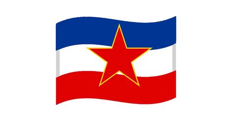 Yugoslavia flag google emoji by victor3389 on DeviantArt