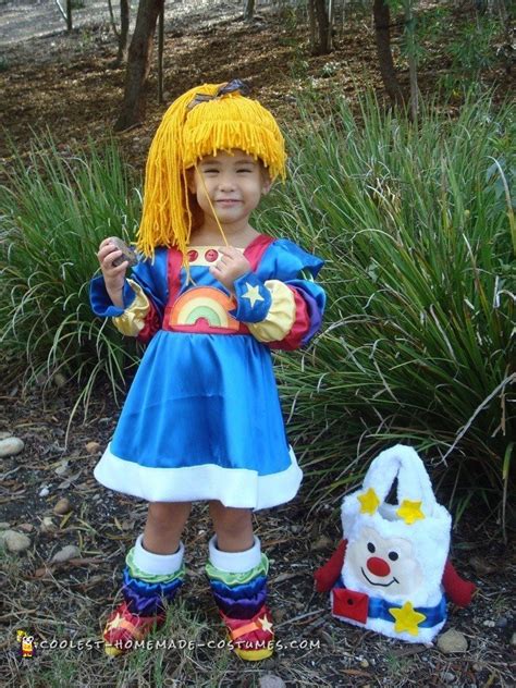 Cutest Ever Homemade Rainbow Brite Costume