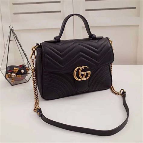 Gucci GG Women GG Marmont Small Top Handle Bag | Carteras, Joyas de ...