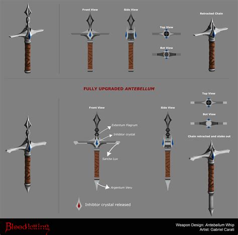 Chain whip - Weapon Design by Gabriel-Carati on DeviantArt