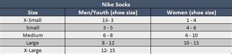 Sizing Chart | Soccer Village