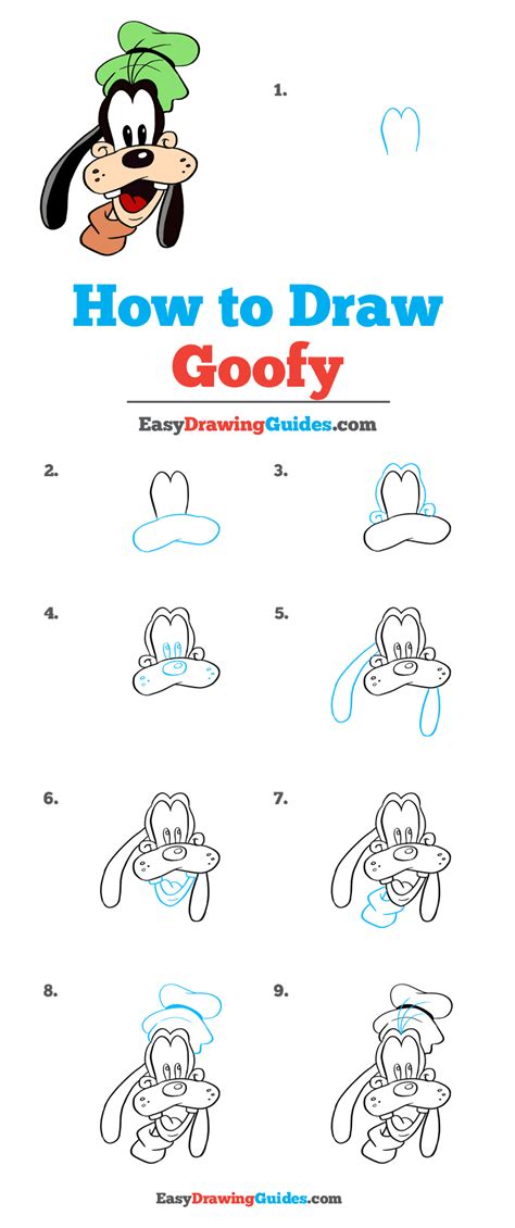 How To Draw Baby Goofy Step By Step Disney Characters