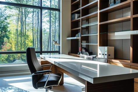 Premium Photo | Modern Home Office with Natural Light