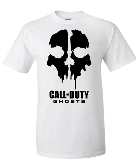 Call of Duty Ghost Skull Logo Graphic T Shirt – Supergraphictees