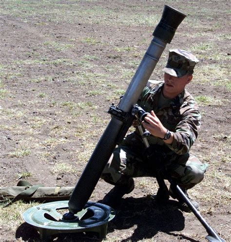 Machines for War: Various types of American and German mortars