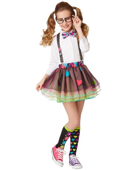 Girls Nerd Tutu – Spirit Halloween | Festa junina look feminino ...