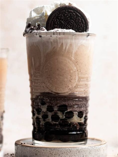 Oreo Bubble Milk Tea (Boba) - My Vegan Minimalist