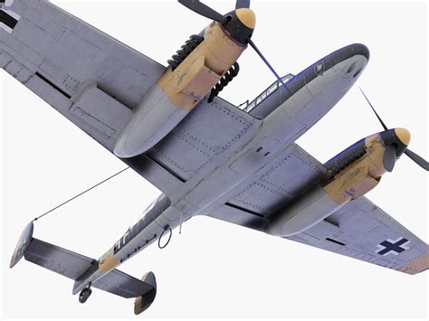 BF-110 German bomber 3D model | CGTrader