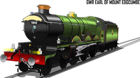 GWR 4073 Class 5043 Earl of Mount Edgcumbe by sAmsUmm on DeviantArt