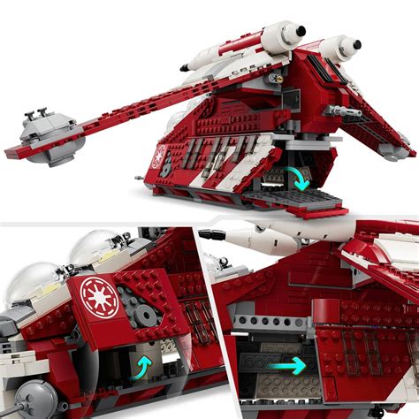 LEGO Star Wars 75354 Coruscant Guard Gunship Building Set | Smyths Toys ...