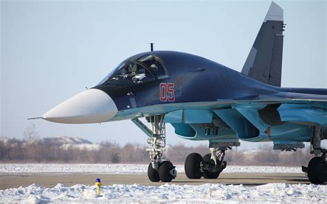 Su-34 bomber wallpapers and images - wallpapers, pictures, photos