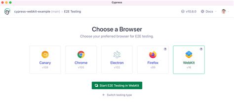 Run Cypress Tests Using WebKit Browser | Better world by better software