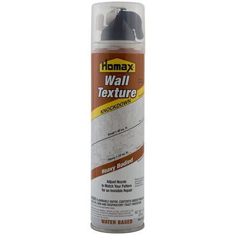 Homax Aerosol Wall Texture, Knockdown Water-Based Spray Texture, 10 ...