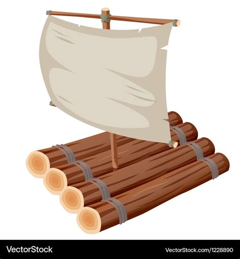 Raft Royalty Free Vector Image - VectorStock