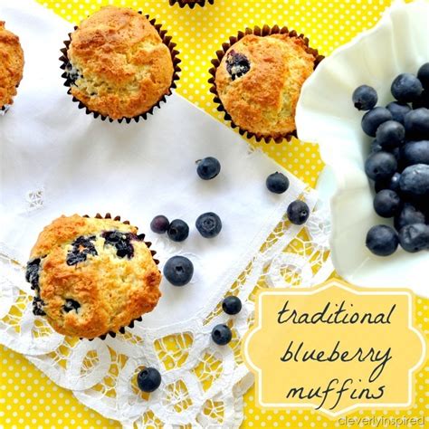 Traditional Blueberry Muffin recipe