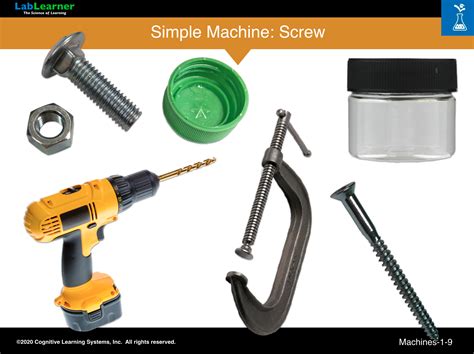 Examples Of Screw Simple Machines