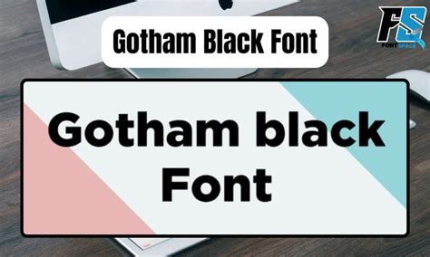 Gotham Black Font Family Free Download