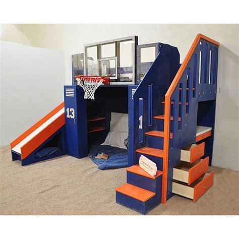 Boy Bunk Bed With Slide – HOMYSTYLE