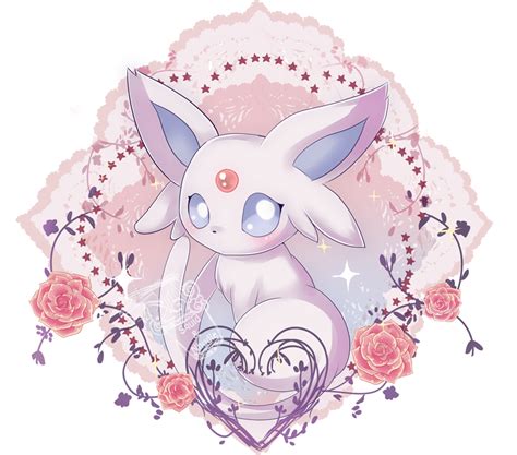 Commission #3 - Espeon by Ayasal on deviantART | Cute pokemon wallpaper ...