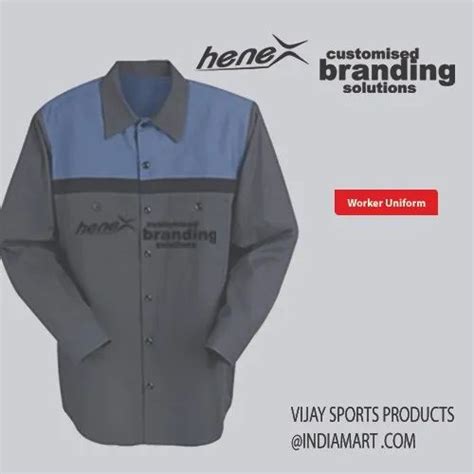 Grey And Blue Workshop Technician Uniform, Rs 350 /piece Vijay Sports ...