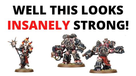 So they can RESURRECT OBLITERATORS now? One Potent Chaos Space Marines ...