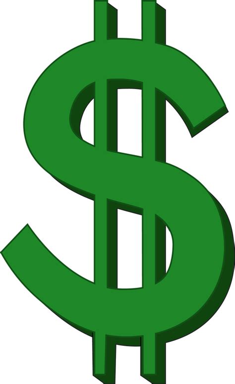 Dollar Sign PNG Logo, Gold Dollar Sign, Black Dollar Sign, Green Dollar ...