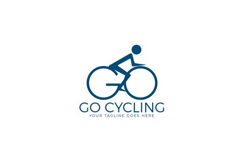 GO Bicycle vector logo design. (156793) | Logos | Design Bundles