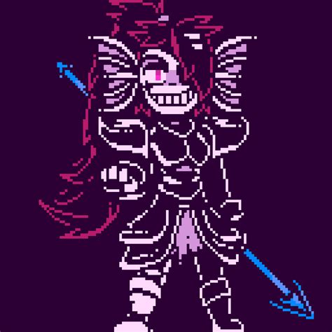 UnderTale Undyne battle sprite by GeorgTime on DeviantArt