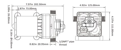 SEAFLO 5.5 GPM On Demand Diaphragm Water Pump 12V