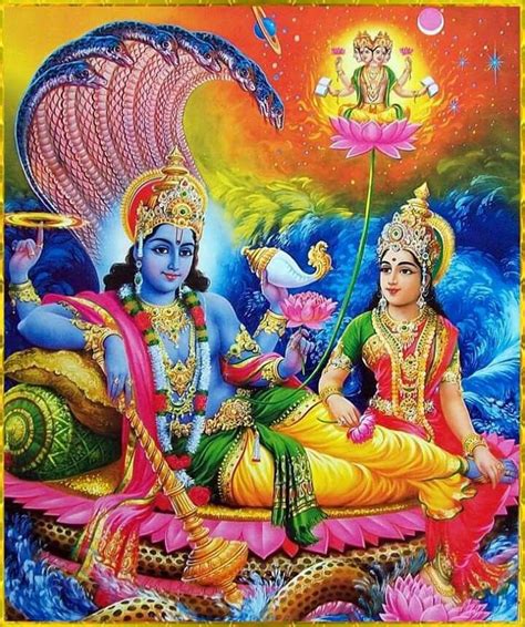 112 best Lord Shri Maha Vishnu & Lakshmi Devi images on Pinterest ...