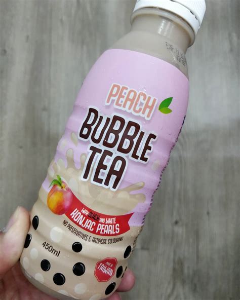 7-Eleven S'pore now selling bottled 'Peach Bubble Tea' with pearls ...