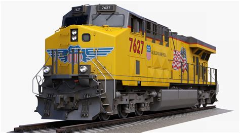 Locomotive ge es44ac union pacific 3D model - TurboSquid 1423025