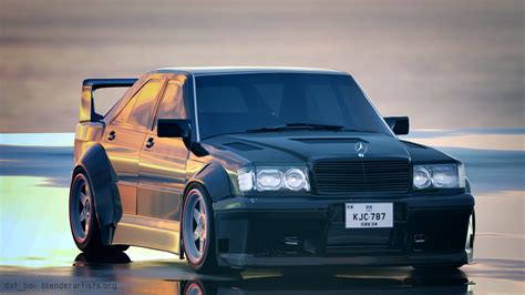 Mercedes Benz 190E 2.5 16 Evolution II (custom wide body) - Finished ...