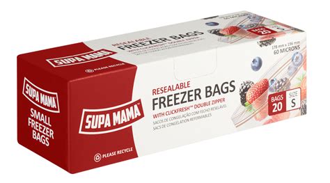 Small Freezer Bags (4 x 50 bags) - Supa Mama®