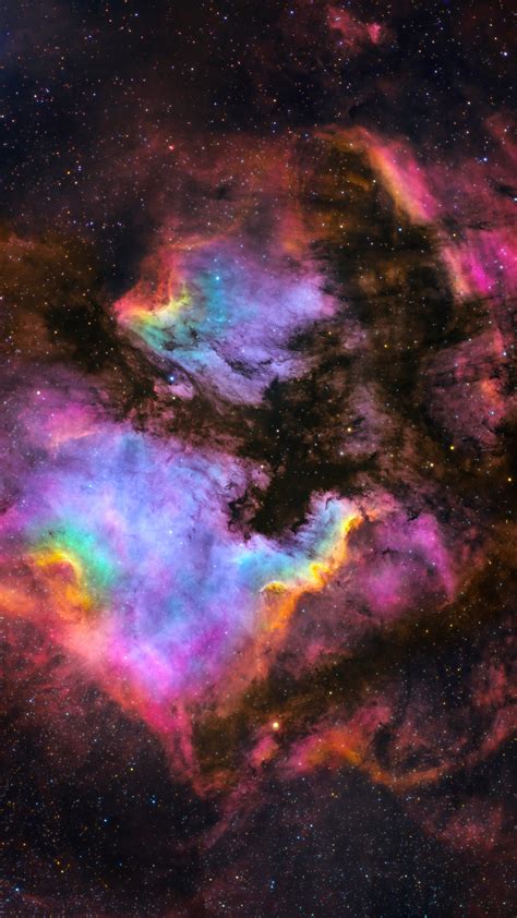 Nebula Wallpaper 4K, Astrophotography, Stars, Colorful