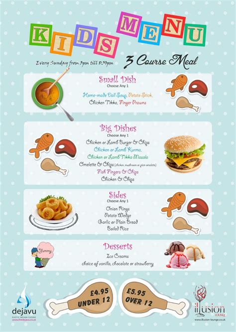 kids menu - Google Search | Kids menu, Burger and chips, Course meal