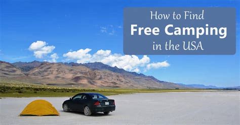 How to Find Free Camping in the USA - Mom Goes Camping