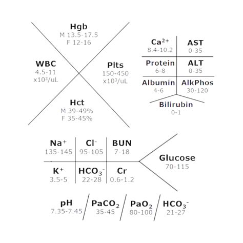 Lft Shorthand Diagram abg fishbone ... | Lab values, Nursing lab values ...