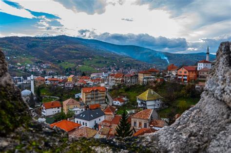 View To the City of Travnik Stock Photo - Image of landscape, medieval ...