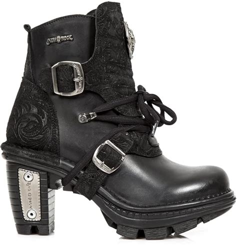 New Rock Womens M TR061 Neo Trail Gothic Leather Boots: Amazon.co.uk ...