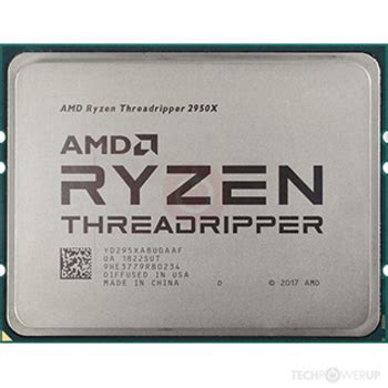 AMD Ryzen Threadripper 2950X Specs | TechPowerUp CPU Database