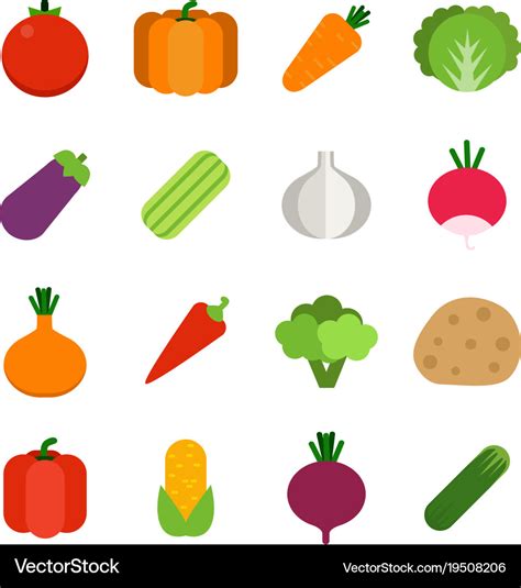 Healthy vegetables icon Royalty Free Vector Image