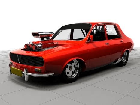 Dacia 1300 Low Rider and Pro Street Renderings - autoevolution