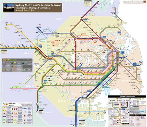 Sydney Metro Map (subway) - MapSof.net