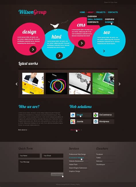 Graphic Design Websites Templates